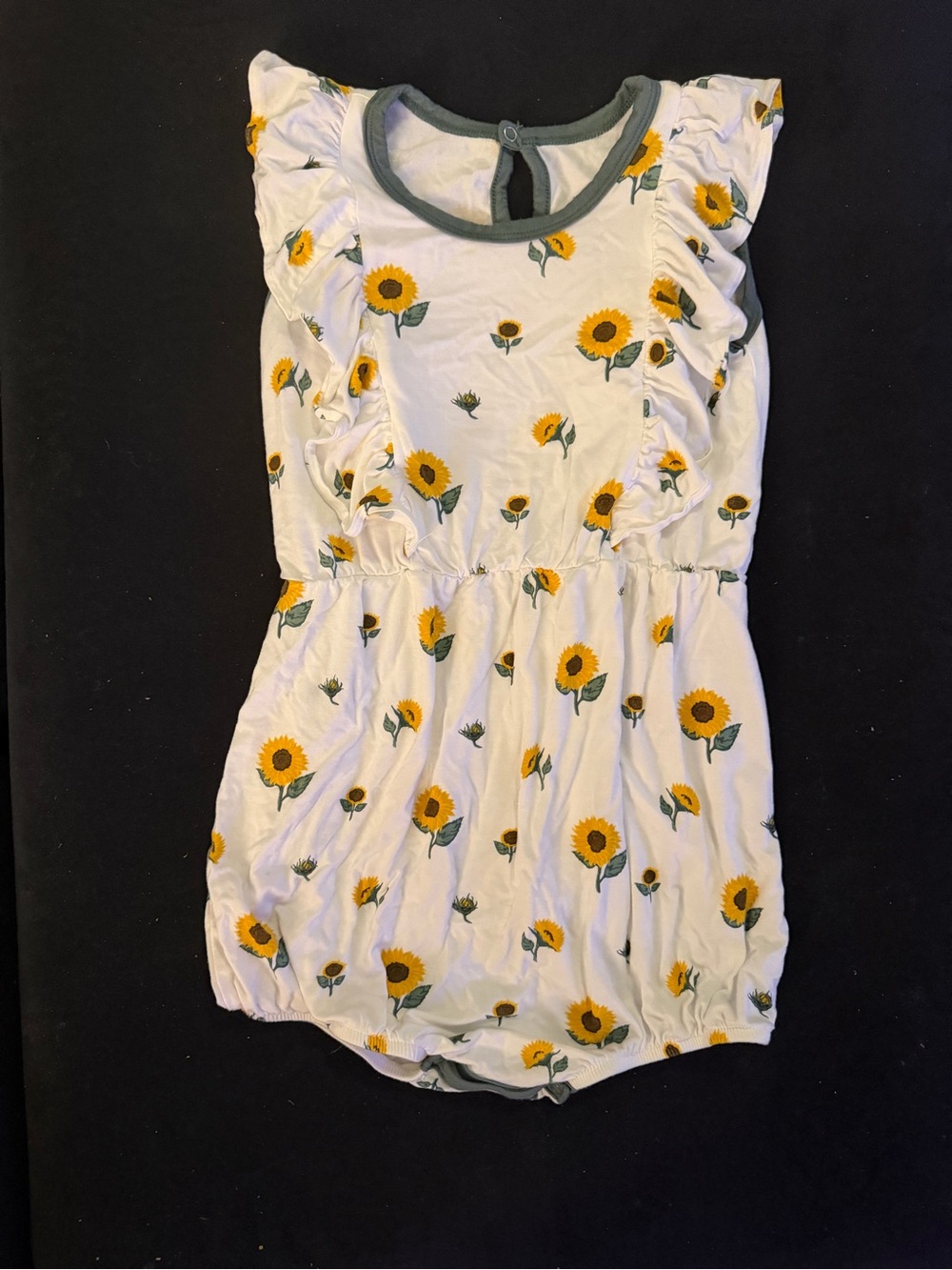 Kyte Sunflower Print Romper